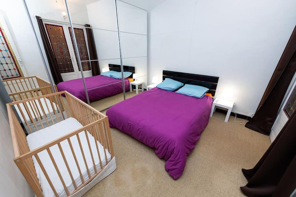 Anna-Maria : Grand Appartement 10 Personnes+Parking Prive -Actif+ Location- Marsella Exterior foto